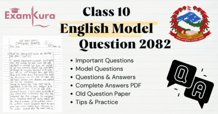 SEE Class 10 English Model Questions with Answers 2082